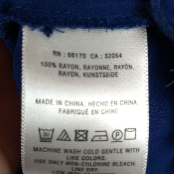 Anthropologie Maeve navy blue swiss dot blouse 4 - Picture 5 of 10